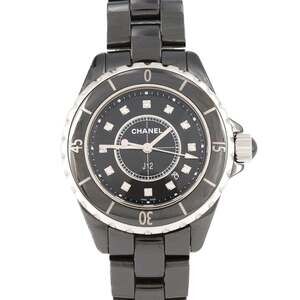 Chanel J12 33mm Ceramic 12P H1625 Quartz Watch